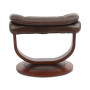 Faringdon Leather Euro Chair & Ottoman