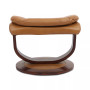 Faringdon Leather Euro Chair & Ottoman