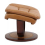 Faringdon Leather Euro Chair & Ottoman