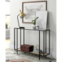 Vireo Accent Table with Shelf, 42" x 12"