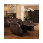 Olyena Faux Leather Glider Recliner
