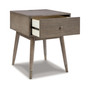 24.63" Wood Accent Table