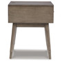 24.63" Wood Accent Table