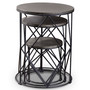 Melmar Round 3-Piece Nesting Table Set
