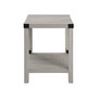 Rustic Wood Side Table