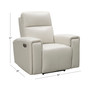 Kelly Leather Power Recliner with Power Headrest