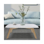 Vezzana 31" Square Italian Table with Oak Legs