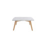 Vezzana 31" Square Italian Table with Oak Legs