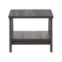 Hollywood Side Table with Lower Shelf