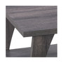 Hollywood Side Table with Lower Shelf