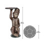 Moroccan Monkey Butler Pedestal Sculptural Table