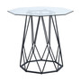 Trystance Glass Top End Table