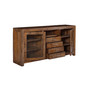 Liam 4 Drawer 2 Glass Door Console Audio Cabinet