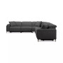 Adney 161" 6-Pc. Zero Gravity Fabric Sectional with 4 Power Recliners
