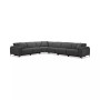 Adney 161" 6-Pc. Zero Gravity Fabric Sectional with 4 Power Recliners