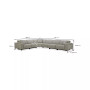Adney 161" 6-Pc. Zero Gravity Fabric Sectional with 4 Power Recliners