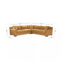 Marristin 123" 3-Pc. Fabric L Sectional