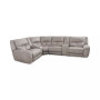 Terrine 6-Pc. Fabric Sectional with 2 Power Motion Recliners and 2 USB Consoles