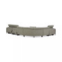 Adney 161" 6-Pc. Zero Gravity Fabric Sectional with 3 Power Recliners