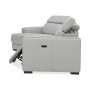 Jenneth 4Pc Leather Cuddler Sectional with 2 Power Recliners