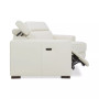 Jenneth 4Pc Leather Cuddler Sectional with 2 Power Recliners