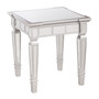 Smyth Glam Mirrored Square End Table