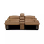 CLOSEOUT! Daventry 97" 3-Pc. Leather Sectional Sofa With 2 Power Recliners, Power Headrests, Console And USB Power Outlet