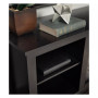 58" Wood TV Stand Console with Fireplace - White