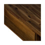 Superb Rustic Oak Coffee Table with Drawer
