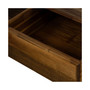 Superb Rustic Oak Coffee Table with Drawer