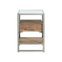 Hampton Rectangle Storage Side Chair Table