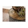 Round Accent Table with Drum Base