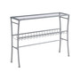 Accent Table - 42" L Tempered Glass Hall Console