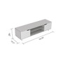 Safdie & Co. Tv Stand with Doors