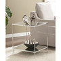Ashe Glam Mirrored End Table