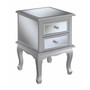 Gold Coast Victoria Mirrored 2 Drawer End Table