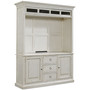 Sag Harbor White Entertainment Center, 2-Pc. Set (Entertainment Deck & Entertainment Console)