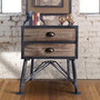 Mathis 2 Drawer End Table