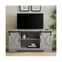 58" Modern Farmhouse Wood TV Stand