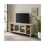 58" Modern Farmhouse Wood TV Stand