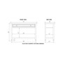 Country Cottage Media/Console Table