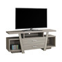 60"L Tv Stand With 2 Drawers in Dark Taupe