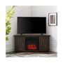 Camden 48" Corner TV Stand with Fireplace