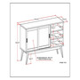 Ednie Medium Media Stand