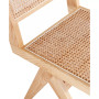 Hamlet 4-Piece Ash Wood and Natural Cane Rectangular Seat Dining Chair