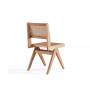 Hamlet 4-Piece Ash Wood and Natural Cane Rectangular Seat Dining Chair