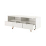 58" 3 Drawer Solid Wood TV Stand