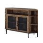 Mesh Door Corner TV Console