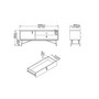 Ry 1 Door, 1 Drawer TV Stand with Open Shelf