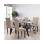 Ellison Mid-Century Panel Back Parsons Accent Dining Chair - Set Of 4